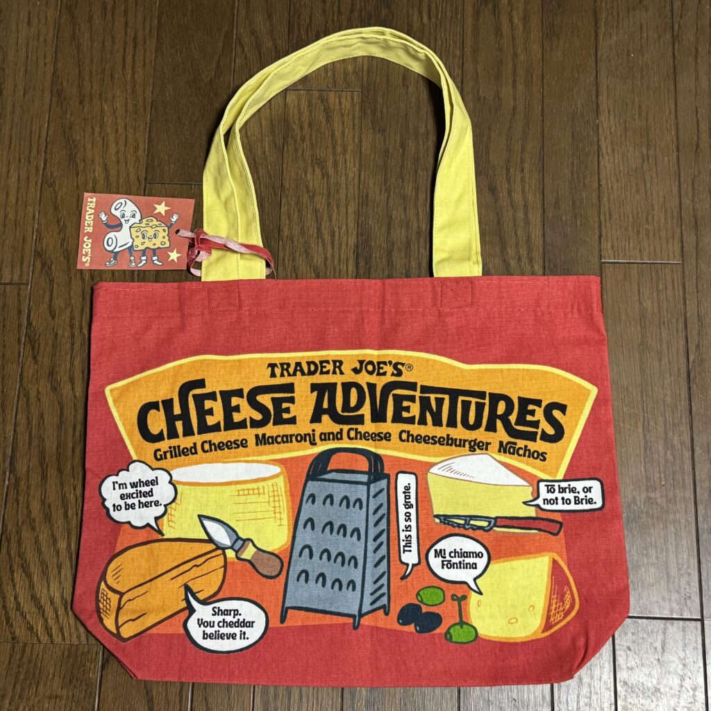 エコバッグ。チーズの裏面です。